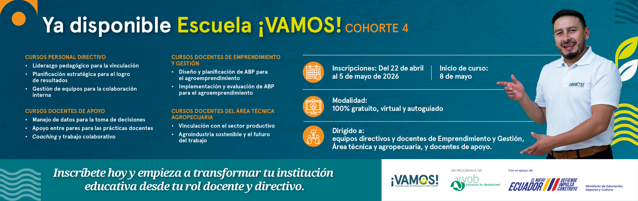 Banner Pop Up - COHORTE 4_Banner Ministerio inscripciones 2026